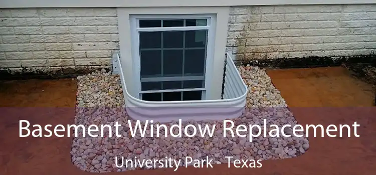 Basement Window Replacement University Park - Texas