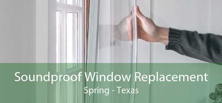 Soundproof Window Replacement Spring - Texas