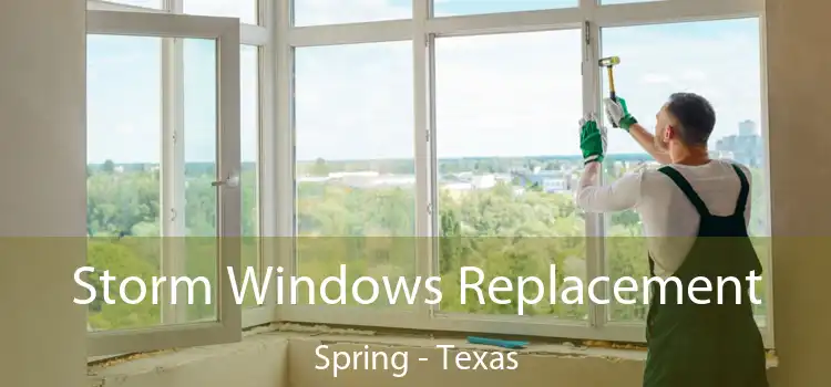 Storm Windows Replacement Spring - Texas